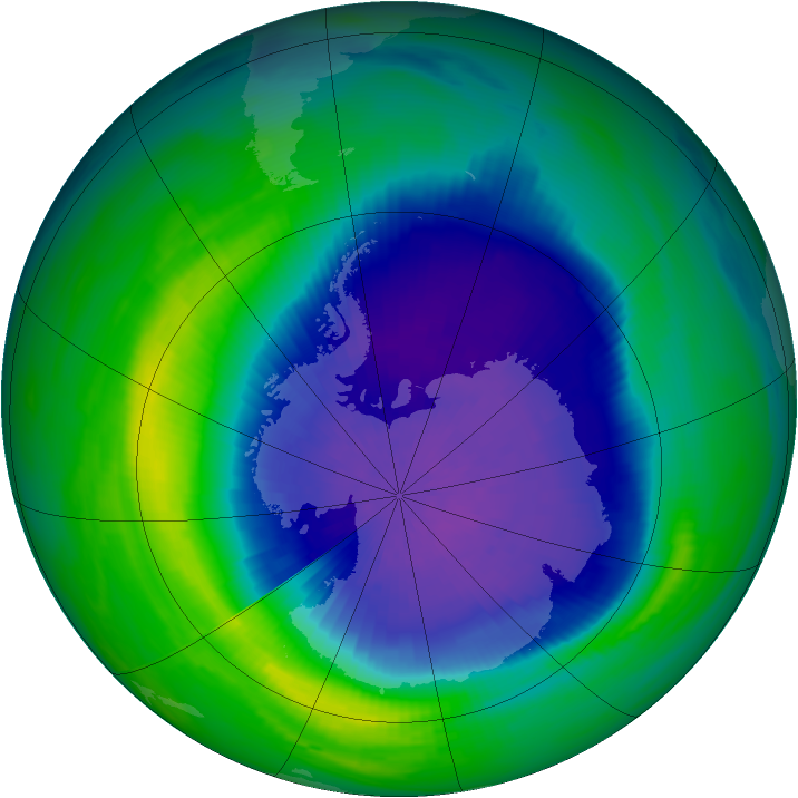 Ozone Map 1990-09-30